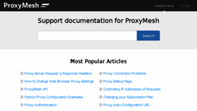 What Docs.proxymesh.com website looked like in 2017 (6 years ago)