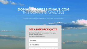 What Domainprofessionals.com website looked like in 2017 (6 years ago)