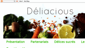 What Deliacious.com website looked like in 2017 (6 years ago)