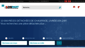 What Dispart.fr website looked like in 2017 (6 years ago)