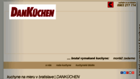 What Dankuchen-kuchyne.sk website looked like in 2017 (6 years ago)