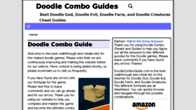 What Doodlecomboguide.com website looked like in 2017 (6 years ago)