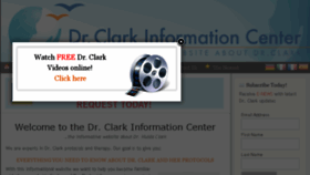 What Drclark.net website looked like in 2017 (6 years ago)