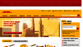 What Dhl.com.hn website looked like in 2017 (6 years ago)