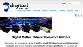 What Digitalmatter.com website looked like in 2017 (6 years ago)
