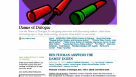 What Damesofdialogue.wordpress.com website looked like in 2017 (6 years ago)