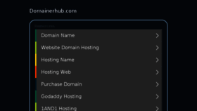 What Domainerhub.com website looked like in 2017 (6 years ago)