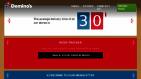 What Dominos.ng website looked like in 2017 (6 years ago)
