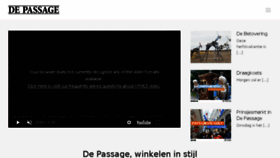 What Depassage.nl website looked like in 2017 (6 years ago)