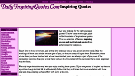 What Dailyinspiringquotes.com website looked like in 2017 (6 years ago)