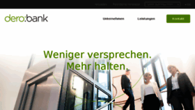 What Derobank.de website looked like in 2017 (6 years ago)