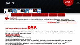 What Dap.ro website looked like in 2017 (6 years ago)