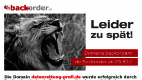 What Datenrettung-profi.de website looked like in 2017 (6 years ago)