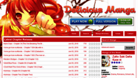 What Deliciousmanga.com website looked like in 2017 (6 years ago)