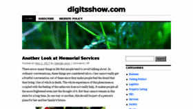 What Digitsshow.com website looked like in 2017 (6 years ago)