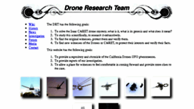 What Droneteam.com website looked like in 2017 (6 years ago)