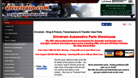 What Drivetrain.com website looked like in 2017 (6 years ago)
