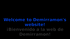 What Demirramon.com website looked like in 2017 (6 years ago)