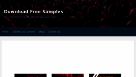 What Downloadfreesamples.com website looked like in 2017 (6 years ago)