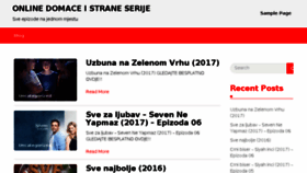 What Domaceserije.online website looked like in 2017 (6 years ago)