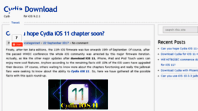 What Downloadcydia.net website looked like in 2017 (6 years ago)