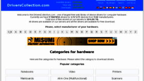 What Driverscollection.com website looked like in 2017 (7 years ago)