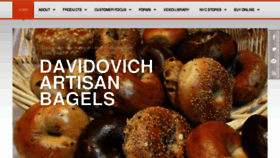 What Davidovichbakery.com website looked like in 2017 (6 years ago)