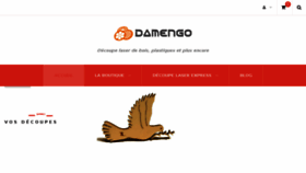 What Damengo.com website looked like in 2017 (6 years ago)