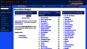 What Drinknation.com website looked like in 2017 (6 years ago)