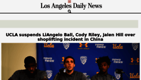 What Dailynewslosangeles.com website looked like in 2017 (6 years ago)