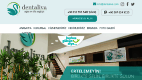 What Dentaliva.com website looked like in 2017 (6 years ago)