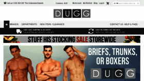 What Dugg.com.au website looked like in 2017 (6 years ago)