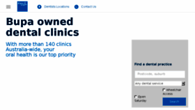 What Dental.bupa.com.au website looked like in 2017 (6 years ago)