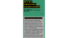 What Duchyshooting.co.uk website looked like in 2017 (6 years ago)