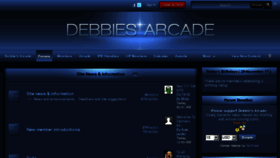 What Debbiesarcade.com website looked like in 2017 (6 years ago)