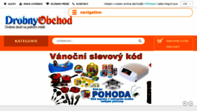 What Drobnyobchod.cz website looked like in 2017 (6 years ago)