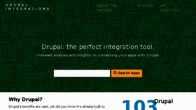 What Drupalintegration.com website looked like in 2017 (6 years ago)