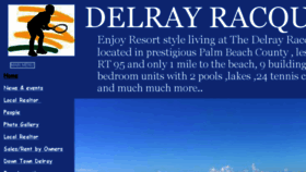 What Delrayracquetclub.org website looked like in 2017 (6 years ago)