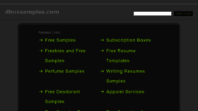 What Dboxsamples.com website looked like in 2017 (6 years ago)