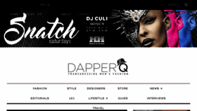 What Dapperq.com website looked like in 2017 (6 years ago)