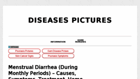 What Diseasespictures.com website looked like in 2017 (6 years ago)