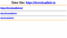What Downloadhub.net website looked like in 2017 (6 years ago)