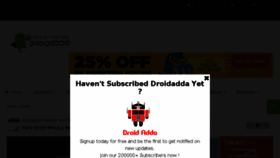 What Droidadda.org website looked like in 2017 (6 years ago)