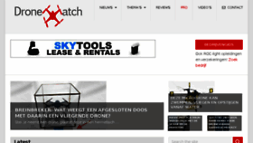 What Dronewatch.nl website looked like in 2017 (6 years ago)
