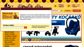 What Detskyraj.cz website looked like in 2017 (6 years ago)