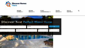 What Discoverhomesmiami.com website looked like in 2017 (6 years ago)
