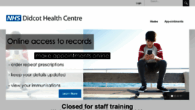 What Didcothealthcentre.com website looked like in 2017 (6 years ago)
