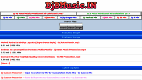 What Djbmusic.in website looked like in 2017 (6 years ago)