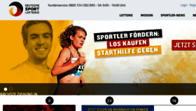 What Deutsche-sportlotterie.de website looked like in 2017 (6 years ago)