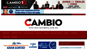 What Diariocambio.mx website looked like in 2017 (6 years ago)